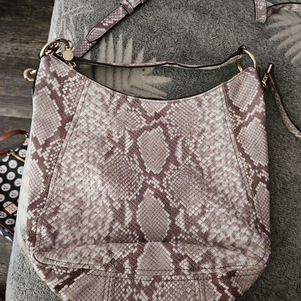 Michael Kors Snakeskin hobo bag